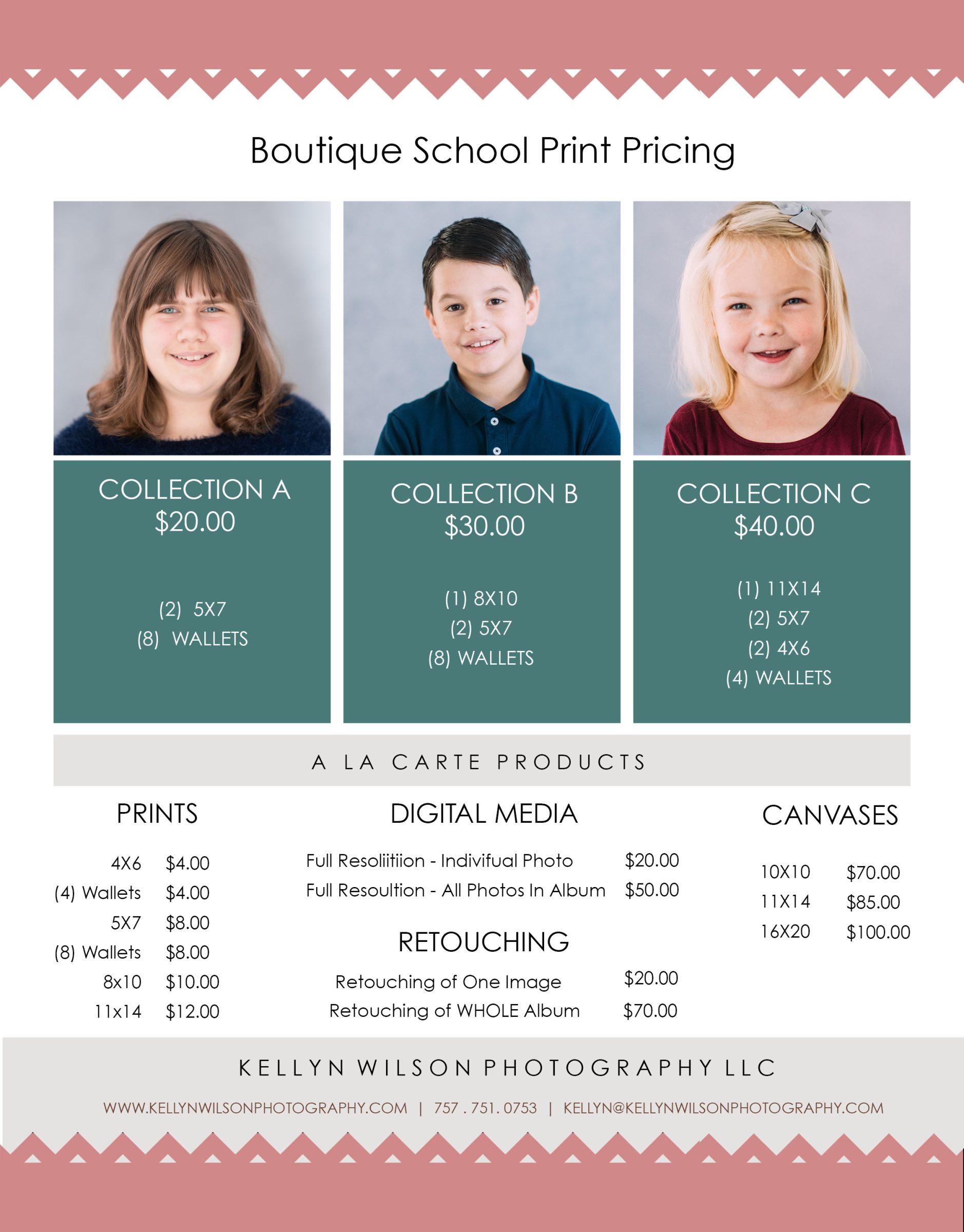 Boutique School Pricing