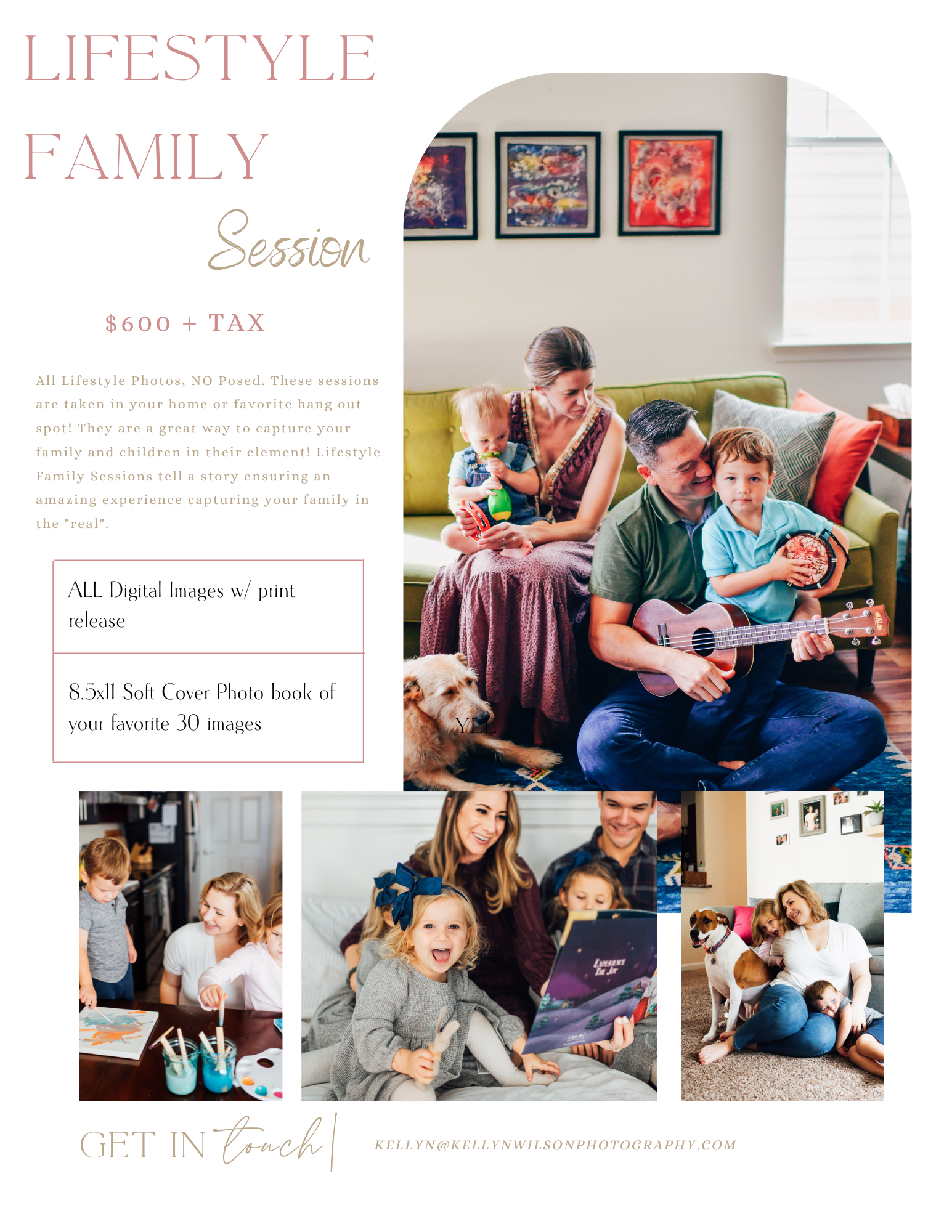 Lifestyle Family Pricing | Kellyn Wilson Photography LLC